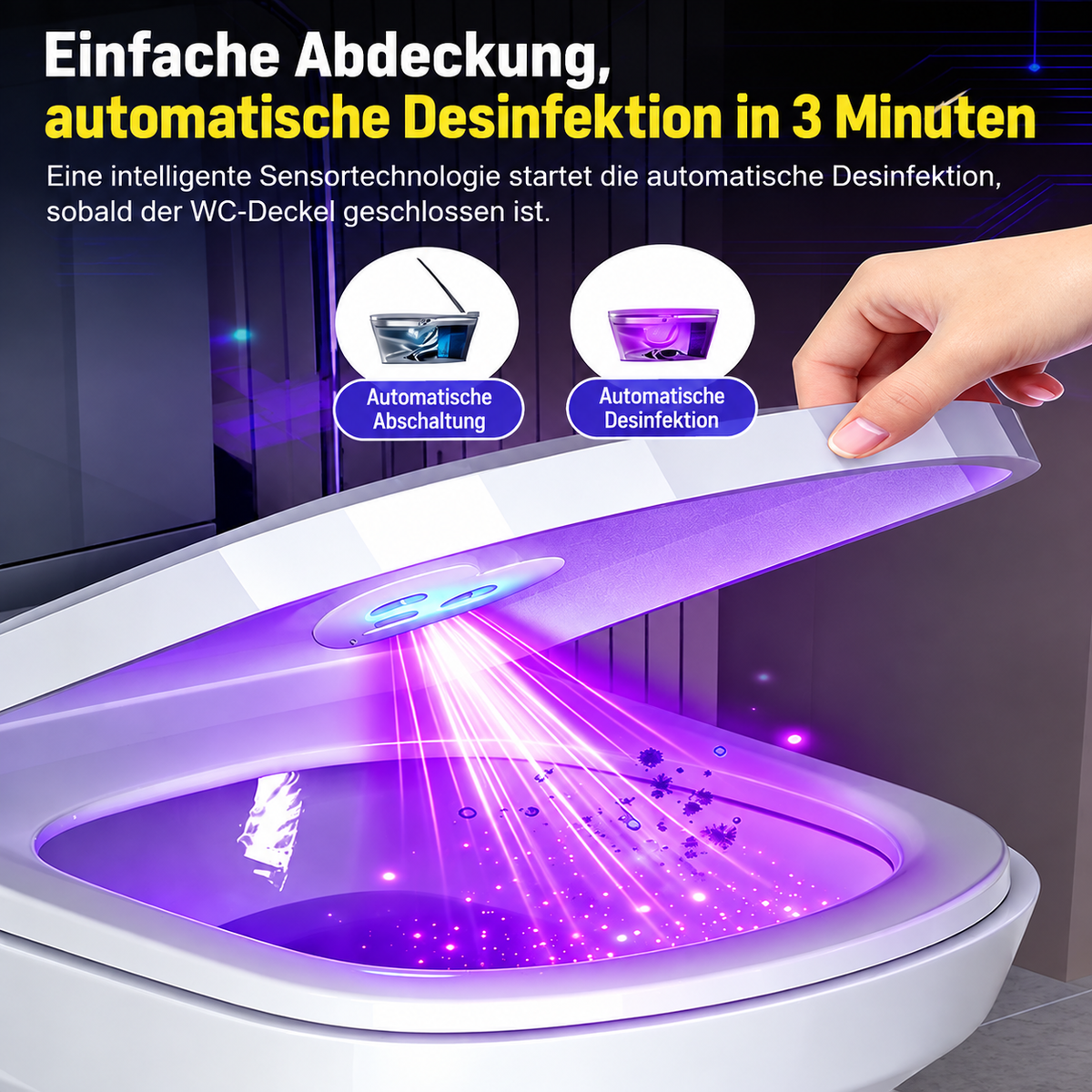 UV-Toiletten-Sterilisator