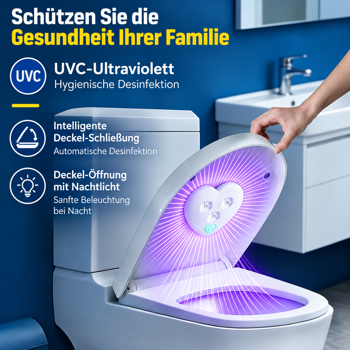 UV-Toiletten-Sterilisator