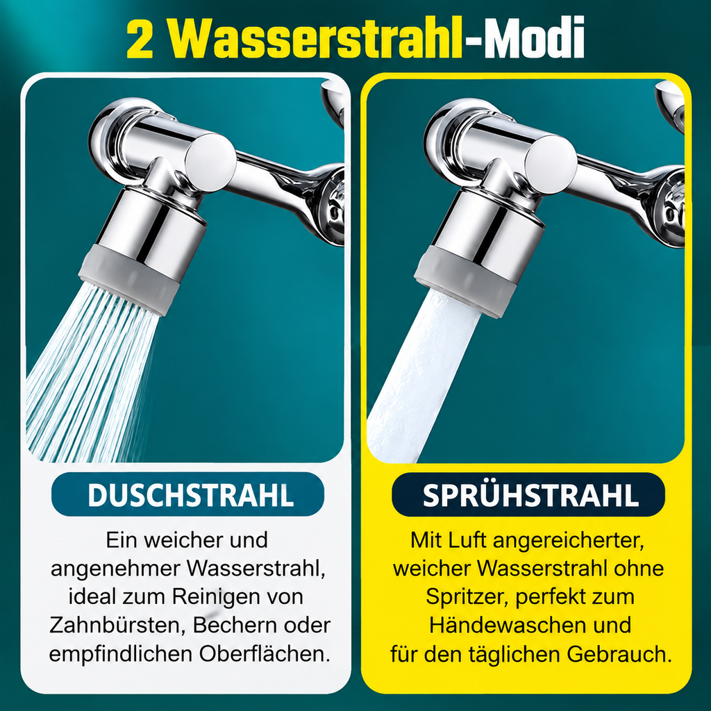 1080° Wasserhahn-Verlängerung